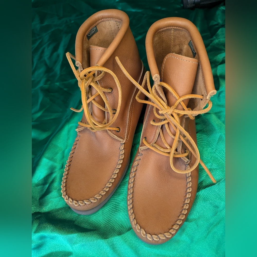 Men's leather footskins USA boots